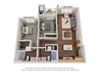 Crossroad Commons_2 Bedroom C_3D Floor Plan